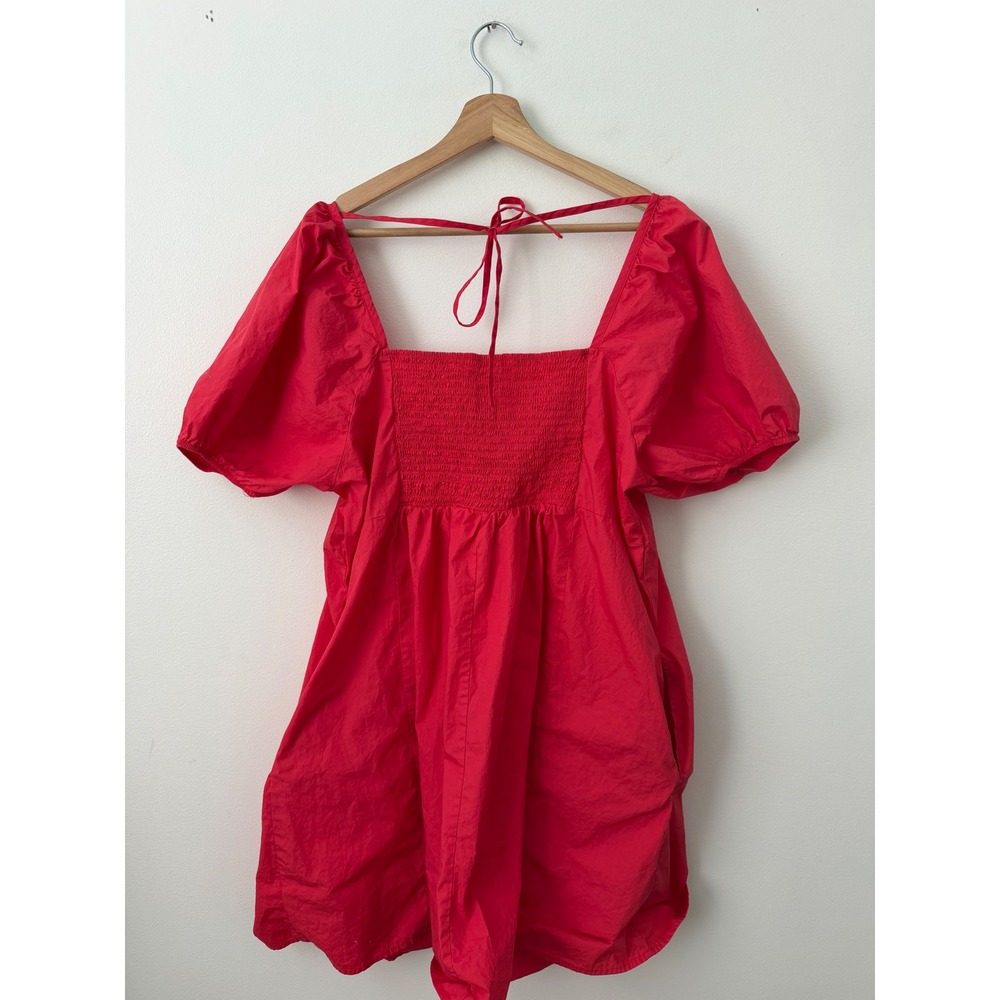 Draper James Puff Sleeve Dress – Red – Women's XXL – GUC - Picture 3 of 6